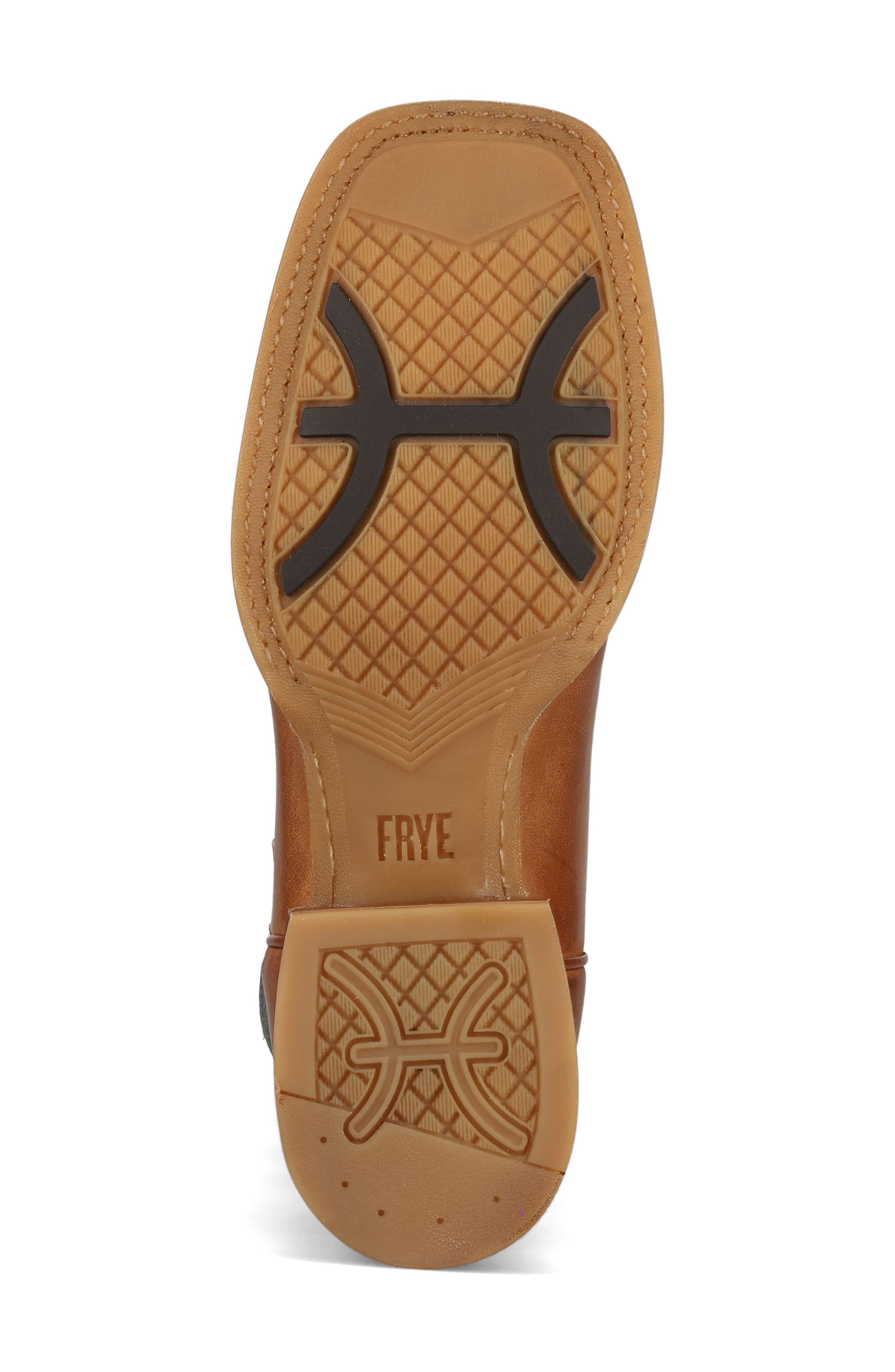 Frye Hauser Roper Western Boot, Alternate, color, Tan/ Faded Denim