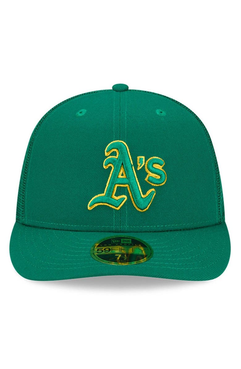 New Era Men's New Era Green Oakland Athletics 2023 Batting Practice 59FIFTY Fitted Hat, Alternate, color, Green
