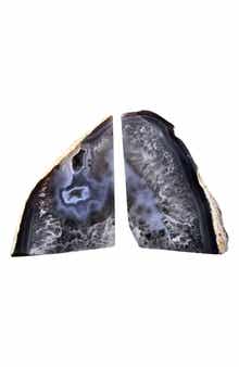 Large Agate Bookends