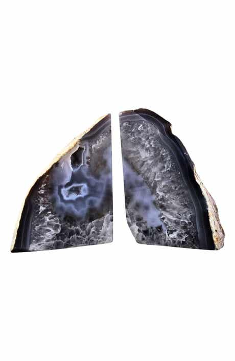 Large Agate Bookends