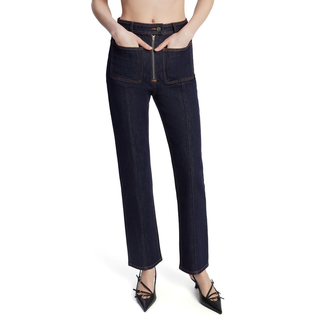 Bardot Cobain Straight Leg Jeans In Dark