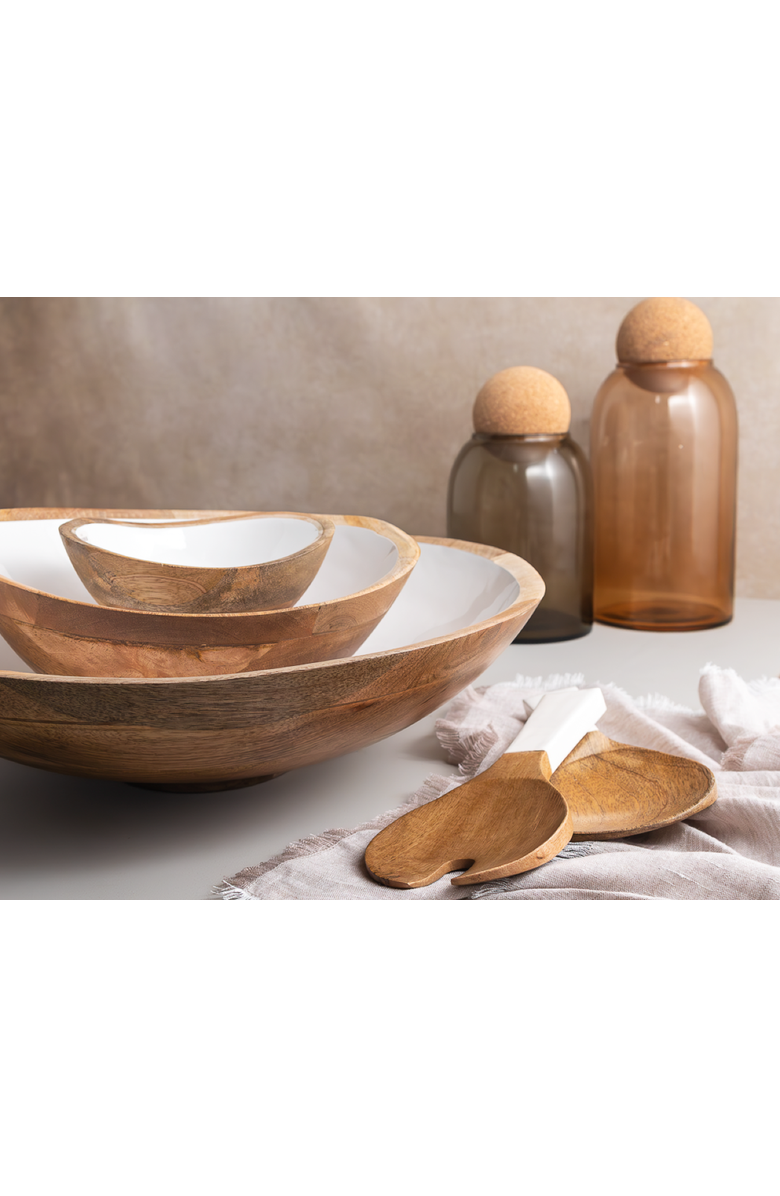 Be Home Madras Serving Set, Alternate, color, Taupe