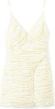 MANGO Ruched Sleeveless Minidress