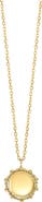 Bony Levy BLG 14K Gold Disc Pendant Necklace
