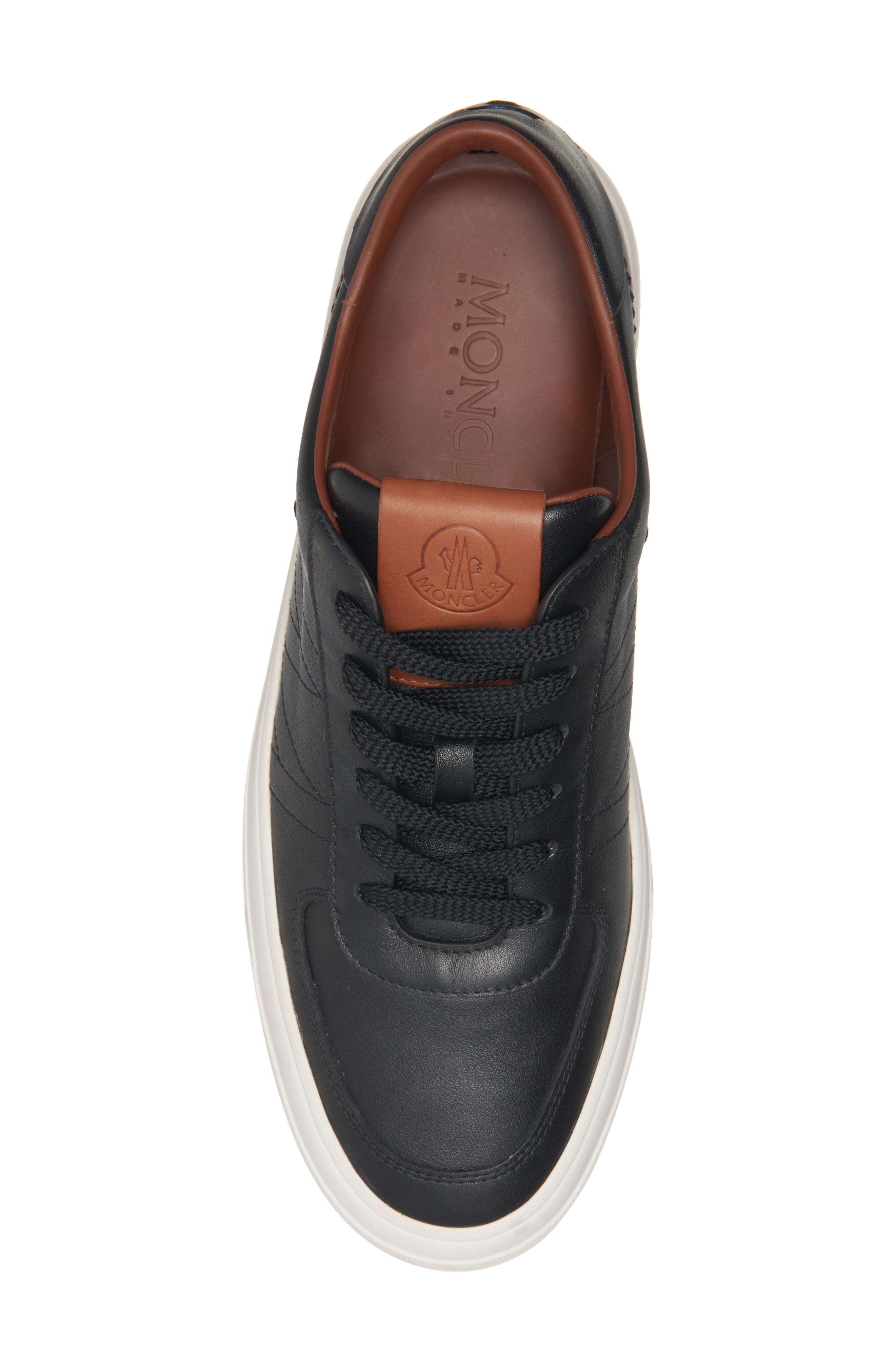 Moncler Monclub Low Top Sneaker, Alternate, color, Black