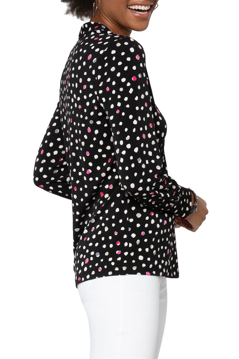 Pop Dot Top, Alternate, color, BLACK MULTI