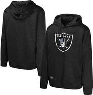 Outerstuff Men's Black Las Vegas Raiders Streak Fleece Pullover Hoodie