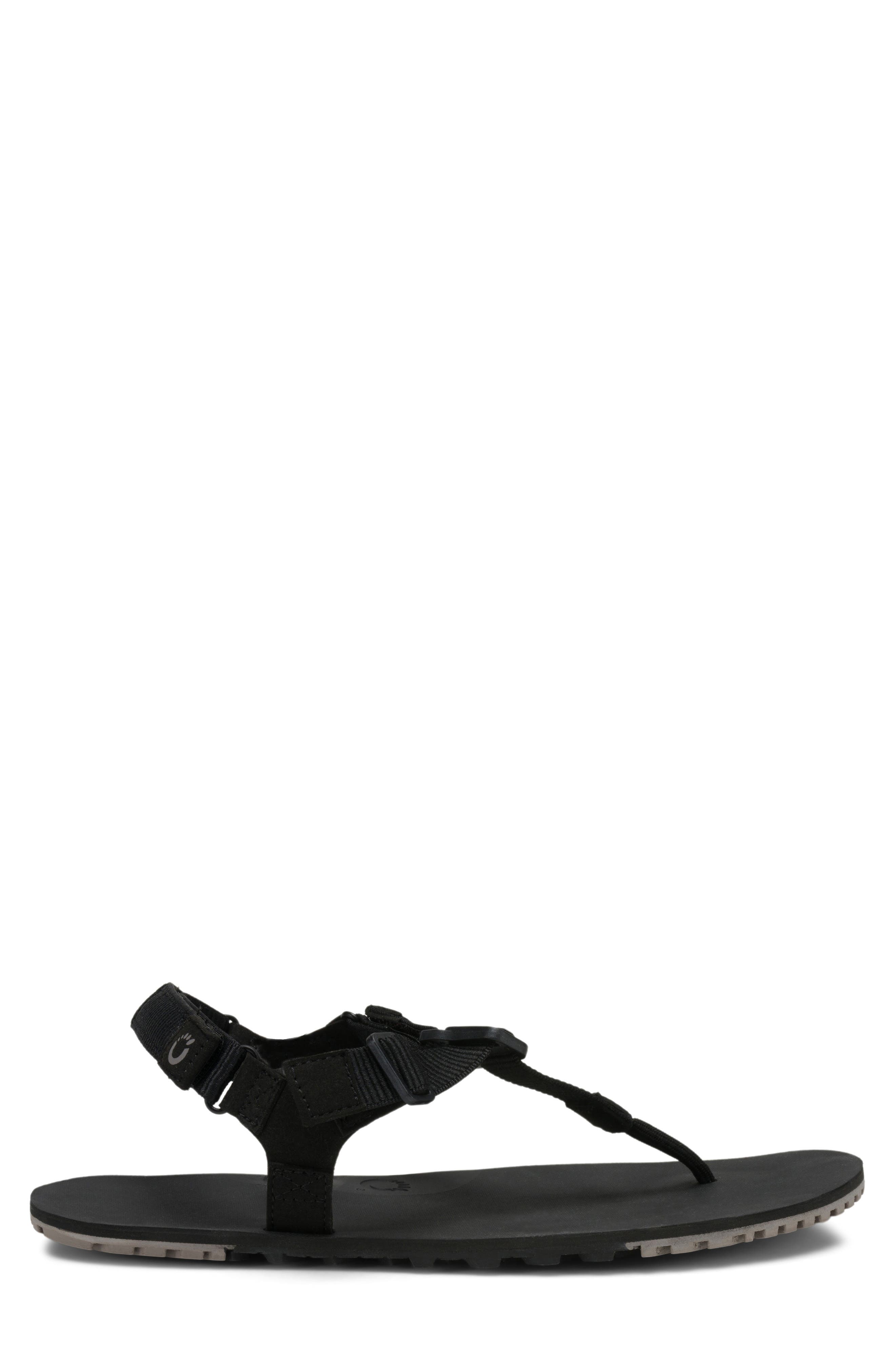 XERO SHOES H-Trail Barefoot Huarache Running Sandal, Alternate, color, Black