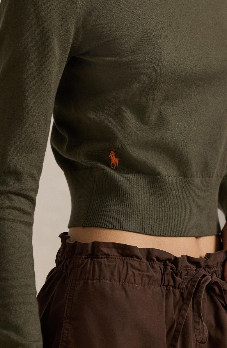 Polo Ralph Lauren Bateau Neck Sweater, Alternate, color, Harvest Olive