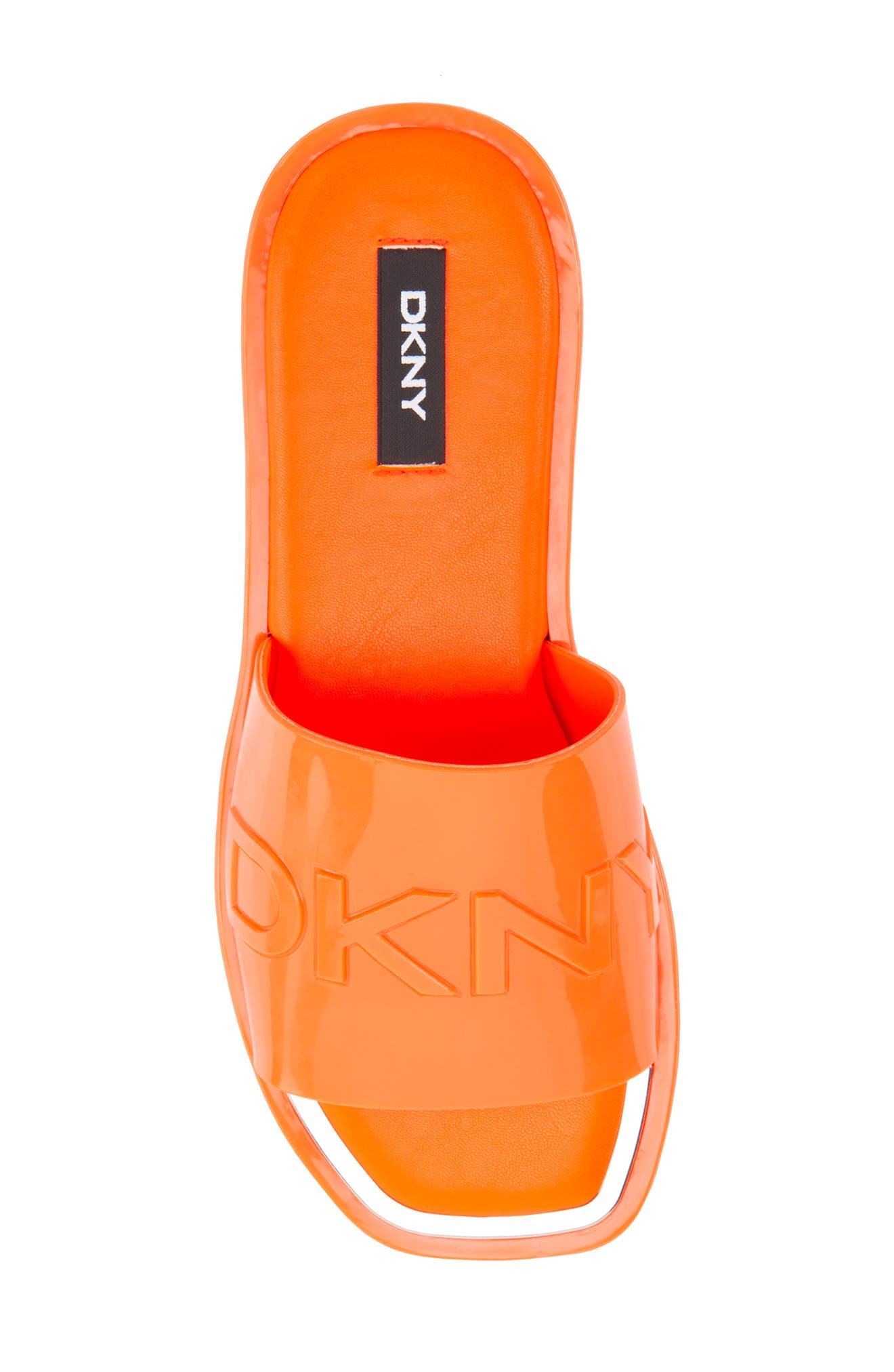 DKNY Laren Platform Slide Sandal, Alternate, color, Orange