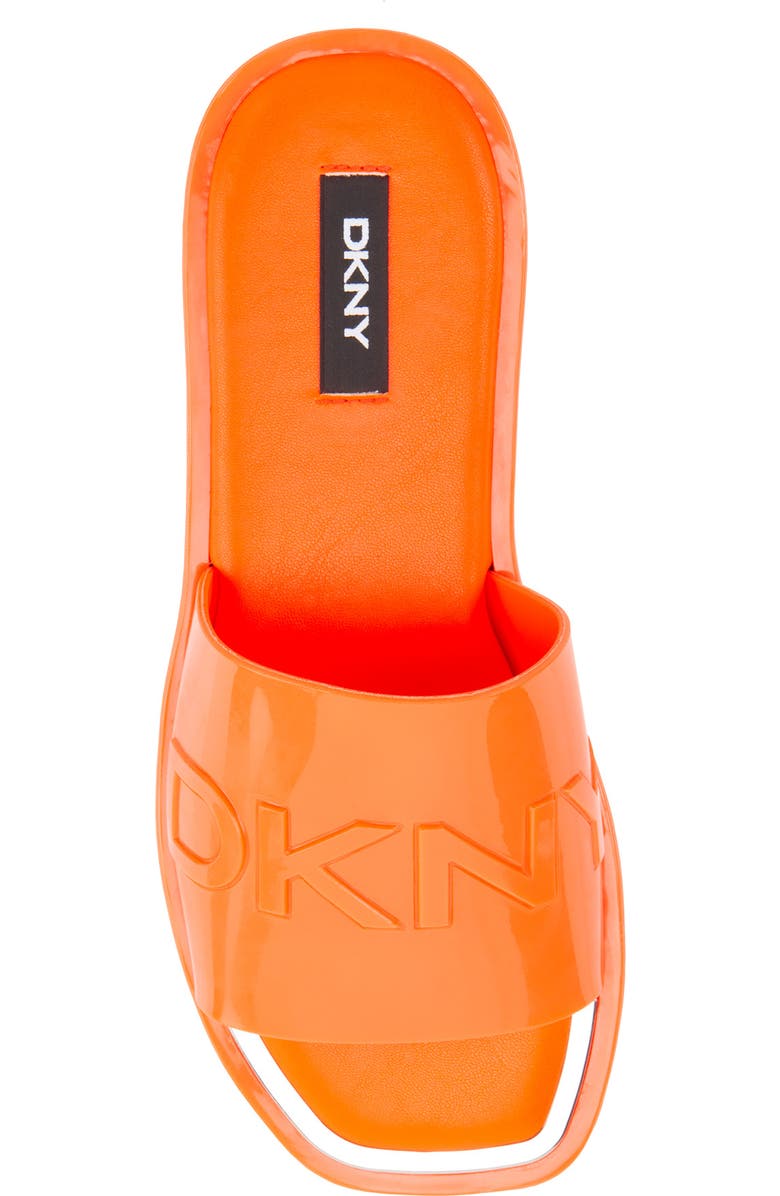 DKNY Laren Platform Slide Sandal, Alternate, color, Orange