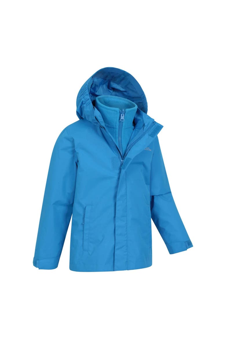Childrens/Kids Fell 3 in 1 Water Resistant Jacket, Alternate, color, Bright Blue