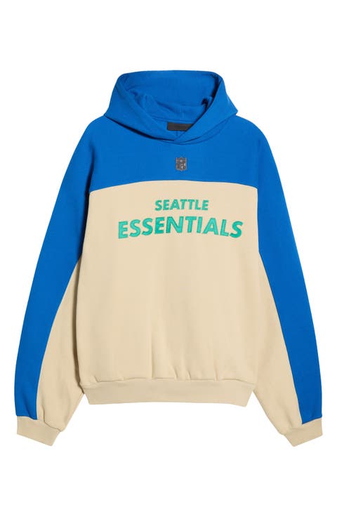 Seattle Seahawks 90s Relaxed Colorblock Hoodie