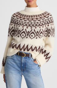 Madewell Fair Isle Wool & Alpaca Blend Sweater