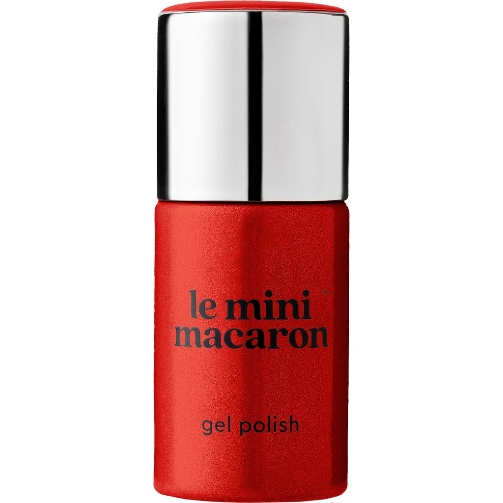 Le Mini Macaron Gel Nail Polish In Lucky Red