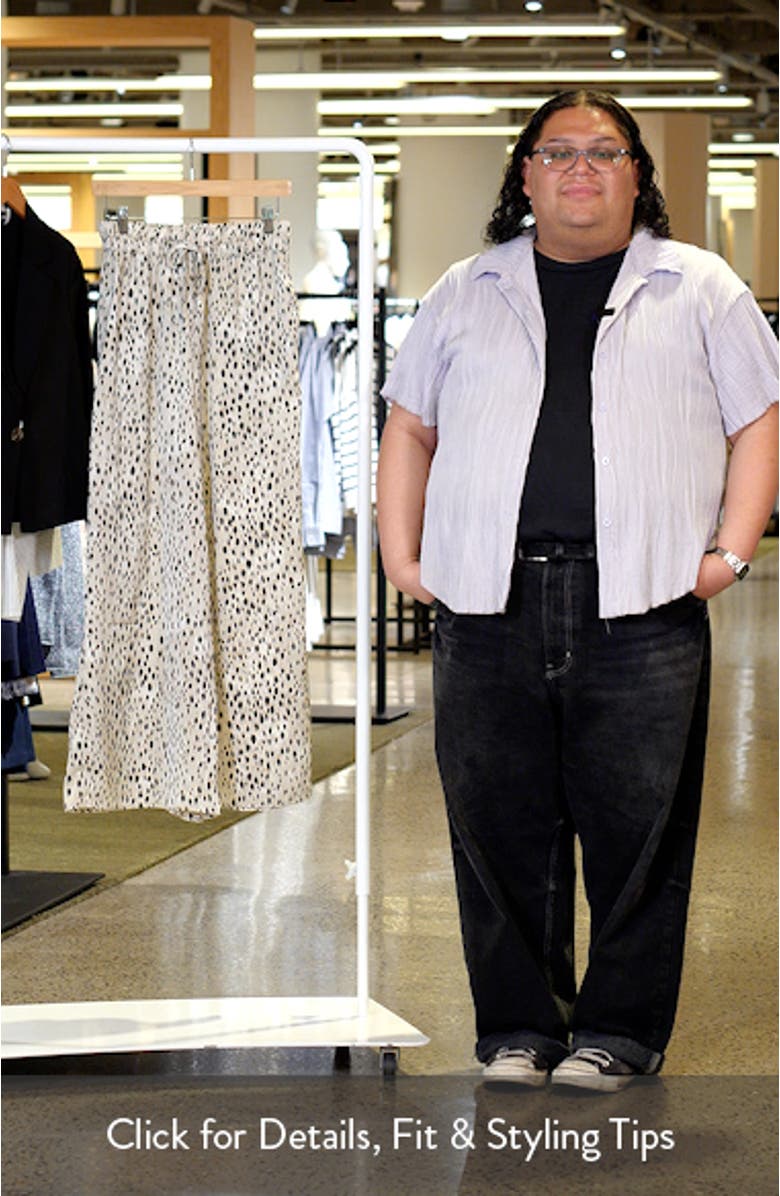 Liza Print Wide Leg Pants, sales video thumbnail