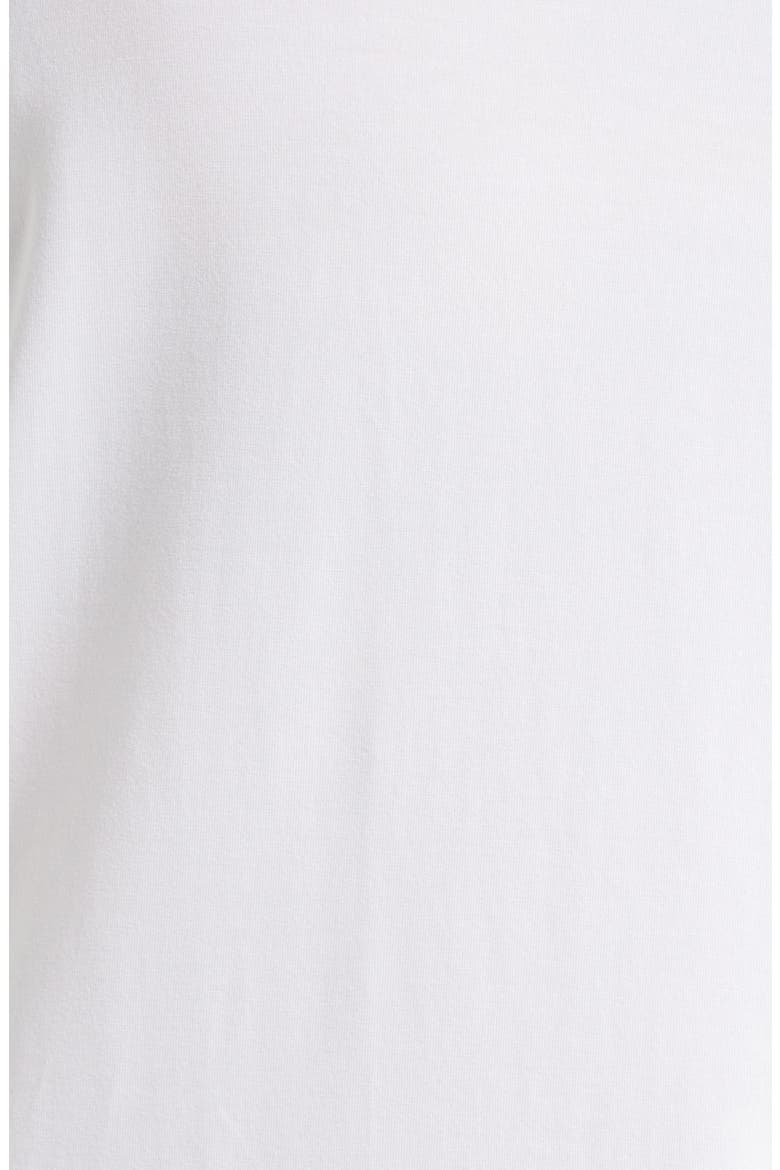 Boxy Long Sleeve V-Neck Top, Alternate, color, WHITE