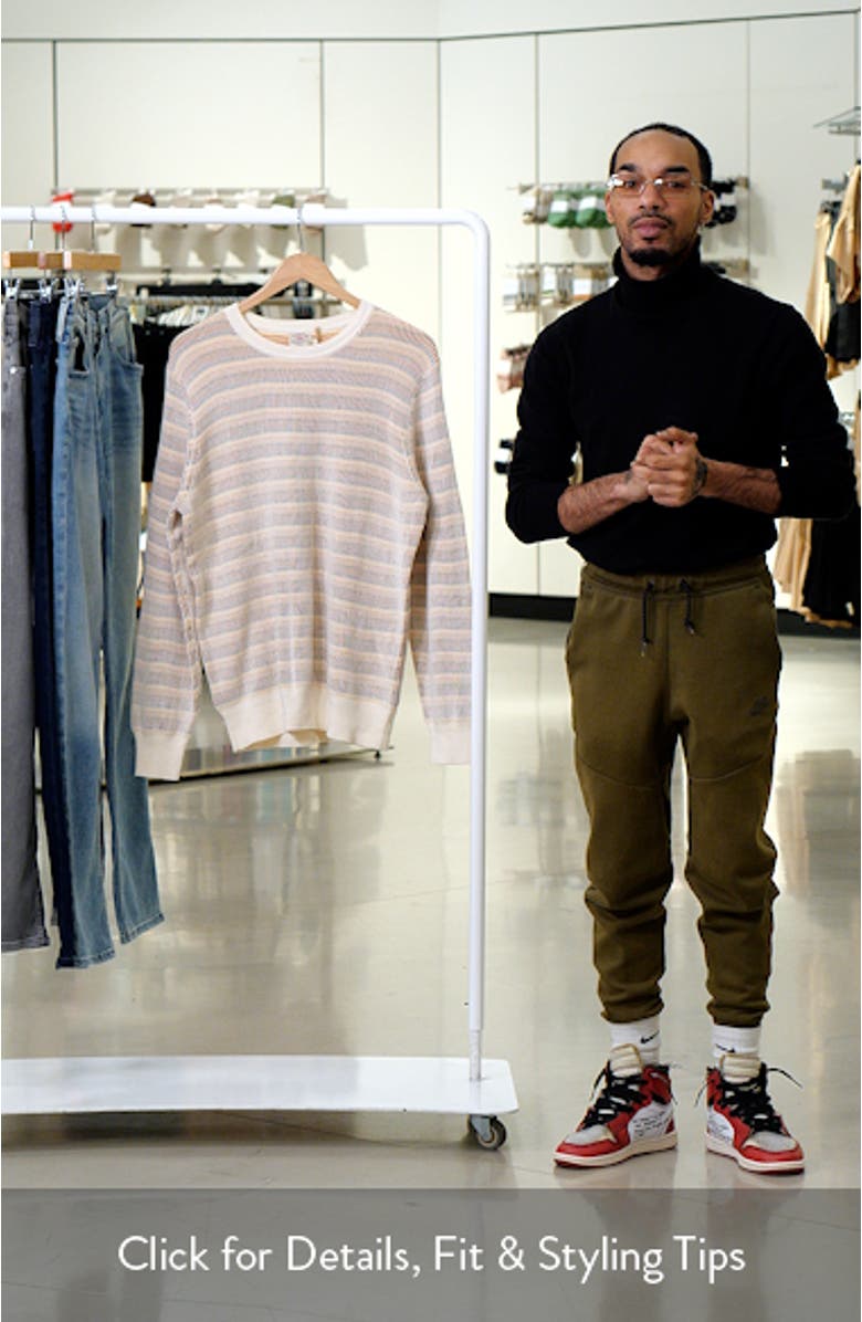 Sunwashed Stripe Organic Cotton Sweater, sales video thumbnail