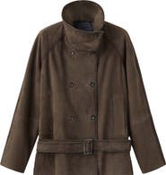 MANGO Belted Suede Jacket