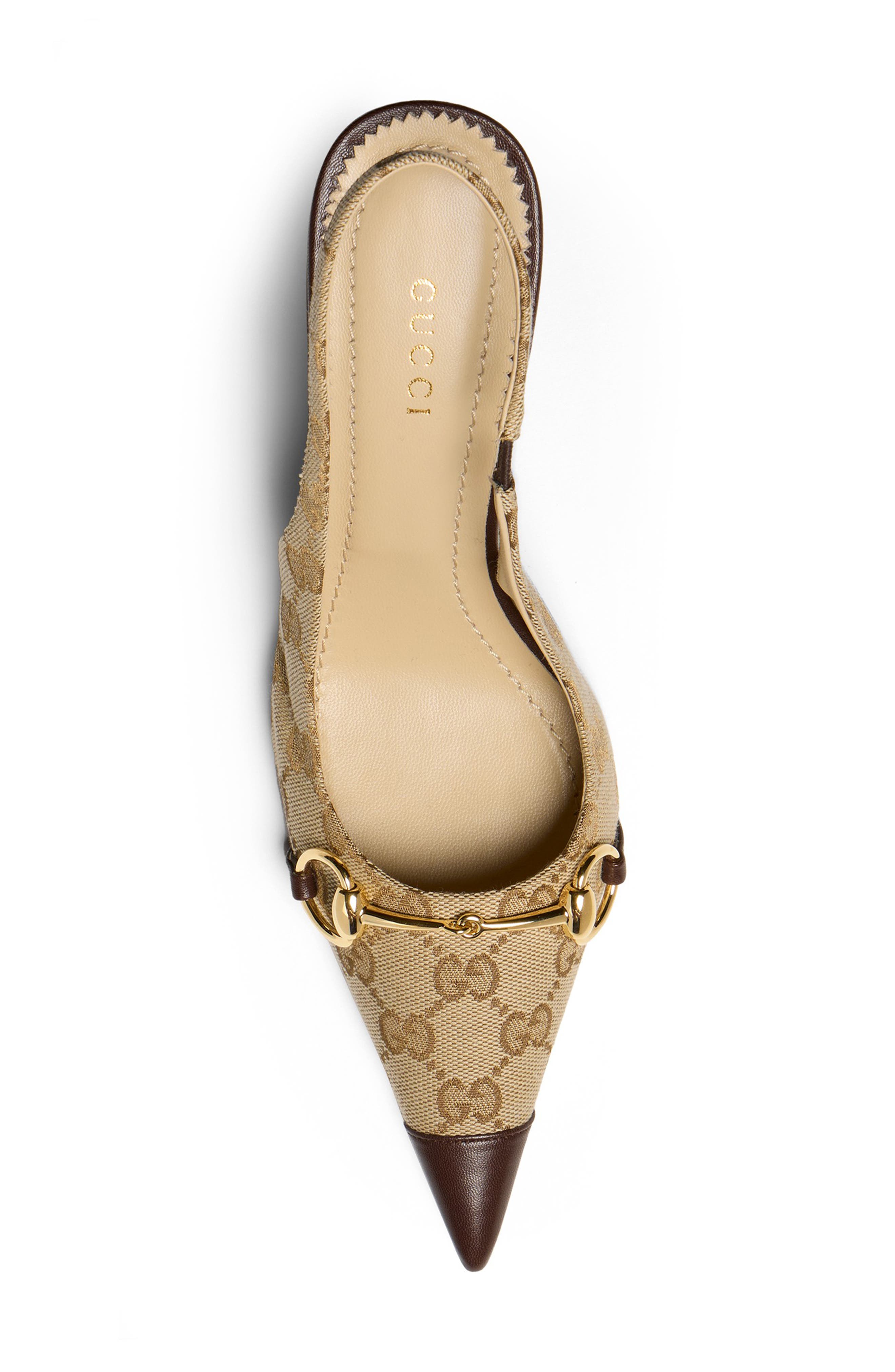 Donna Slingback Pump, Alternate, color, VINTAGE SAND/DARK BROWN