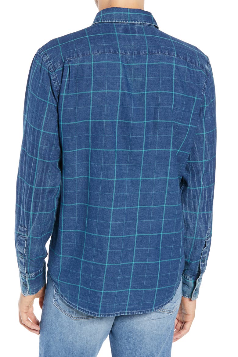 Ventura Windowpane Shirt, Alternate, color, BLUE