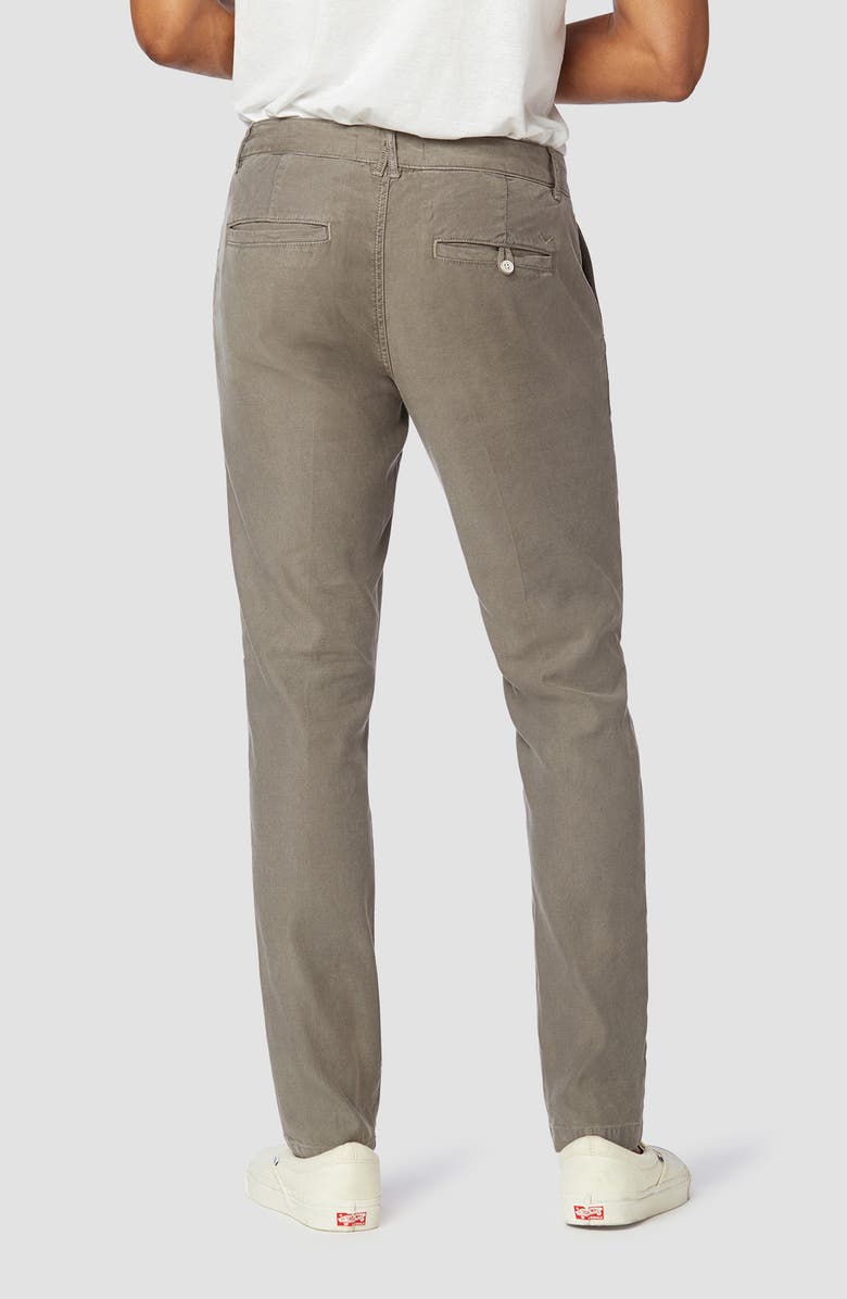 Hudson Jeans Classic Slim Straight Fit Stretch Linen Blend Chino Pants, Alternate, color, 