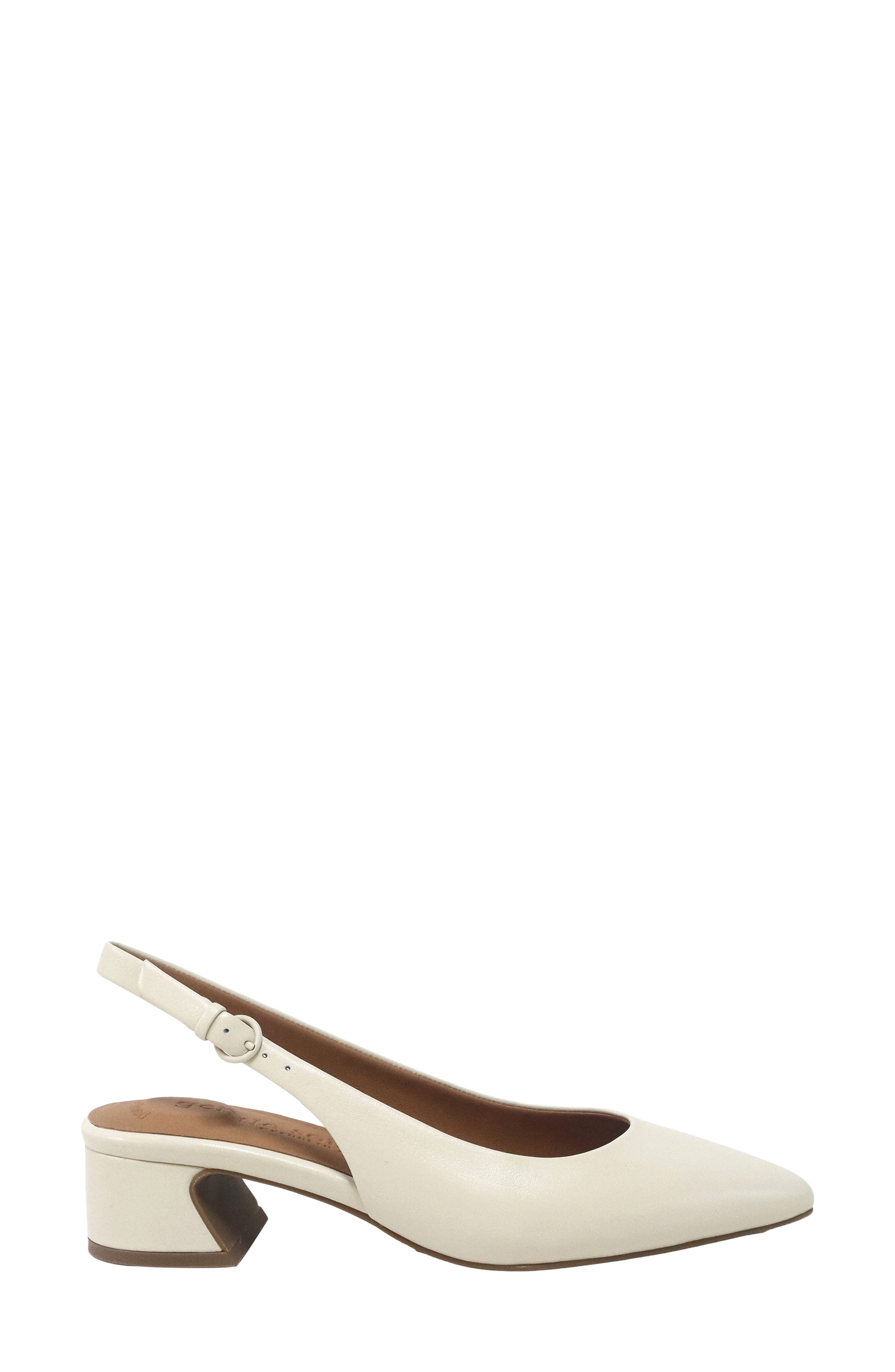 Georgia Slingback Pump, Alternate, color, STONE LEATHER