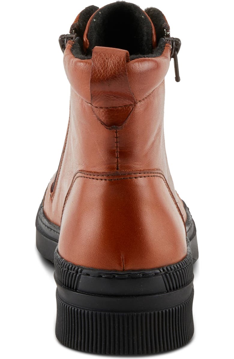 Spring Step Hoylein Combat Boot, Alternate, color, Cognac