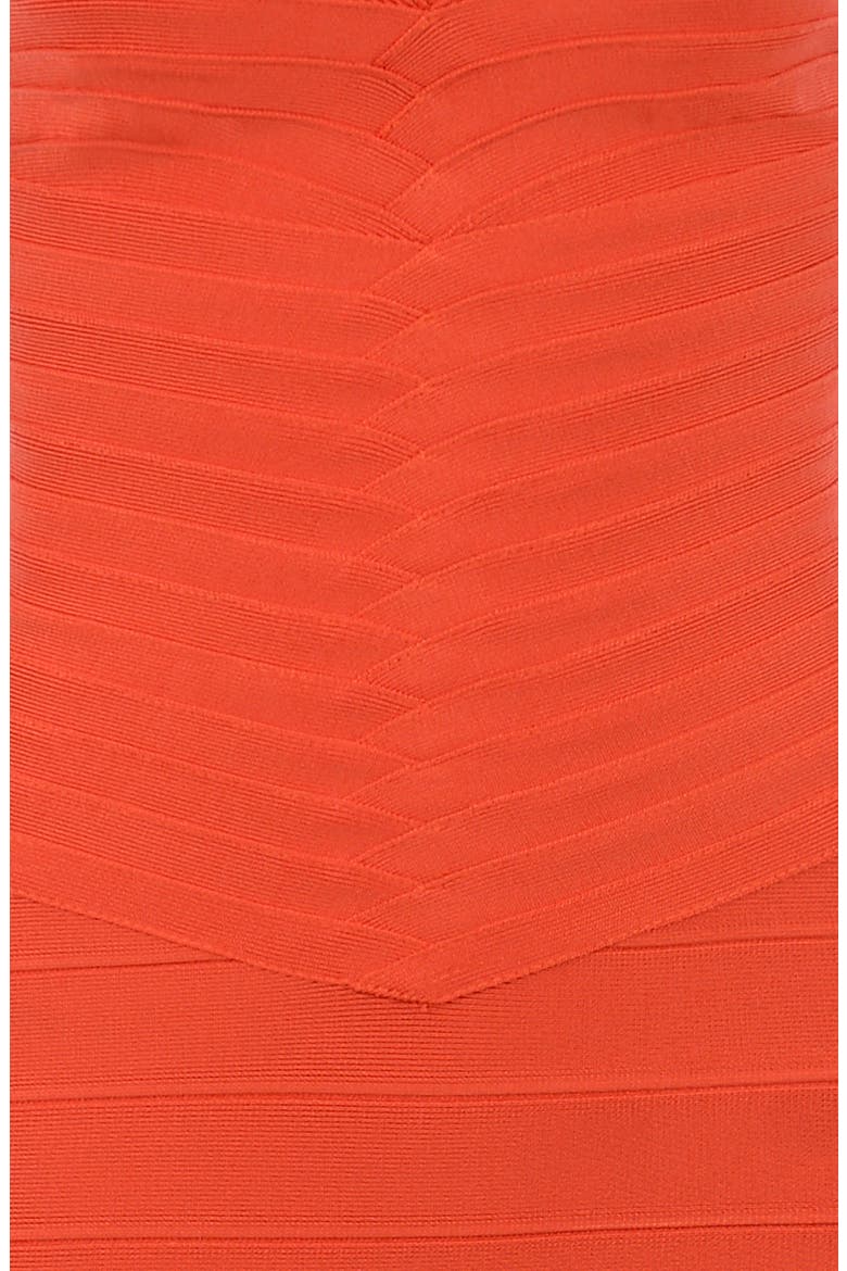 The Sweetheart Strapless Bandage Dress, Alternate, color, RED