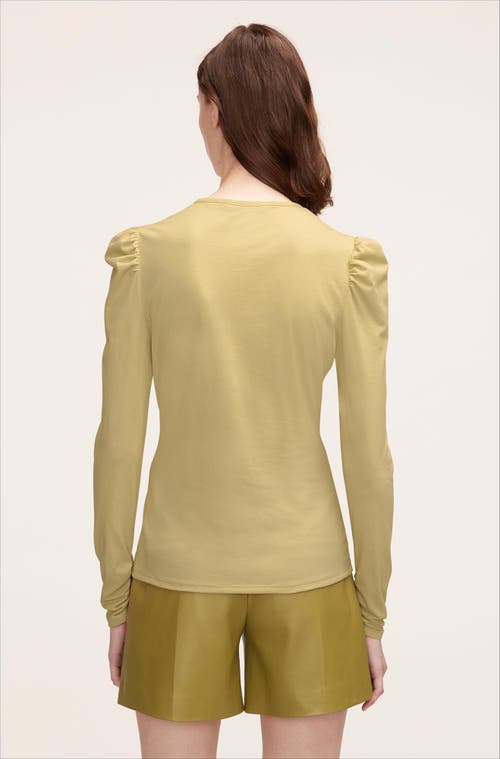 REBECCA TAYLOR REBECCA TAYLOR RUCHED LS TOP 