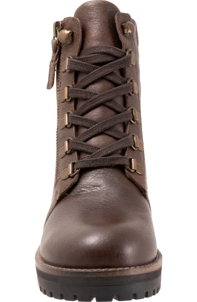 SoftWalk<sup>®</sup> Everett Lace-Up Boot, Alternate, color, Dark Brown Tumbled Leather