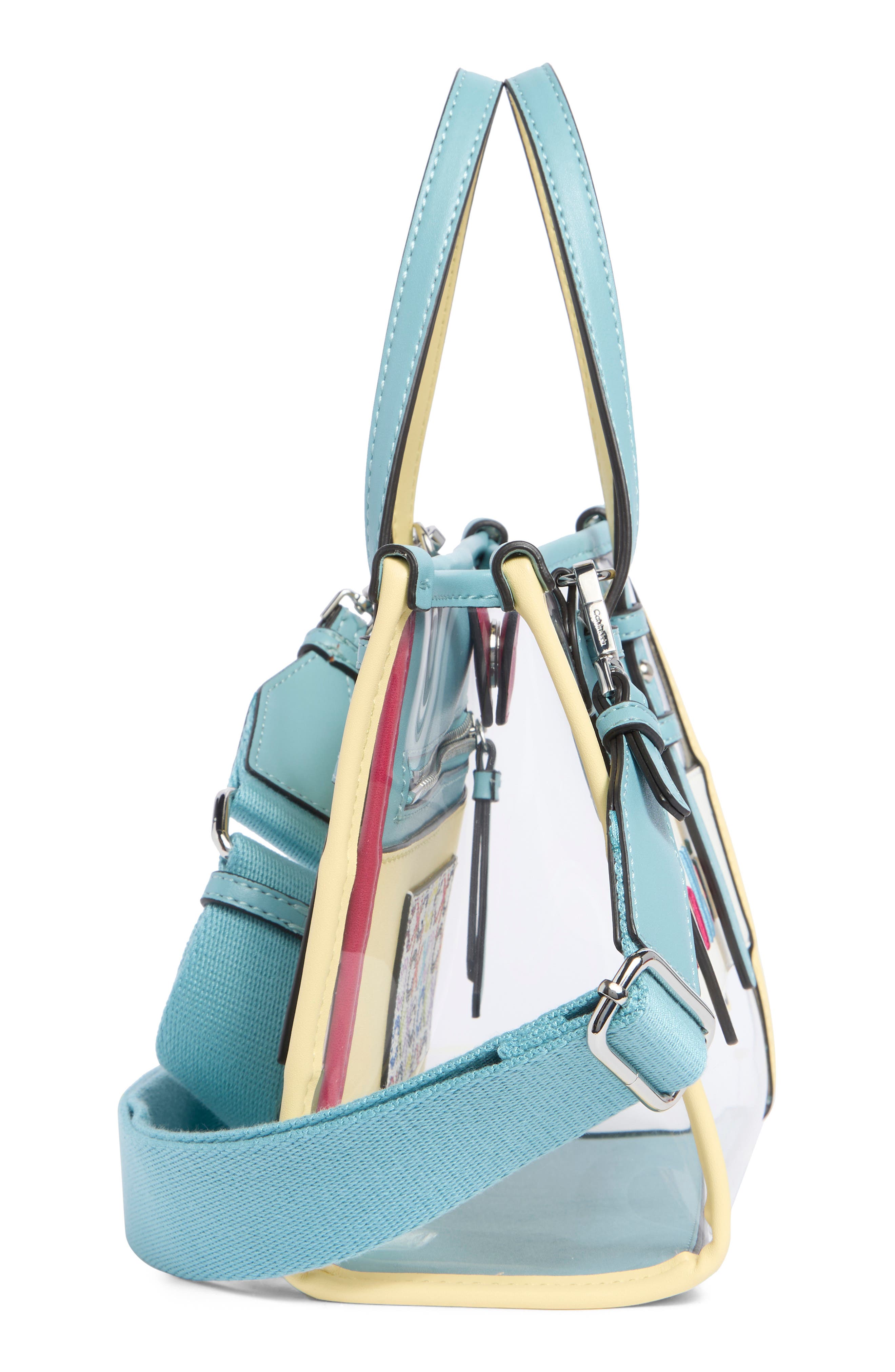 Calvin Klein Modern Essentials Clear Crossbody Bag, Alternate, color, Clear/ Multi