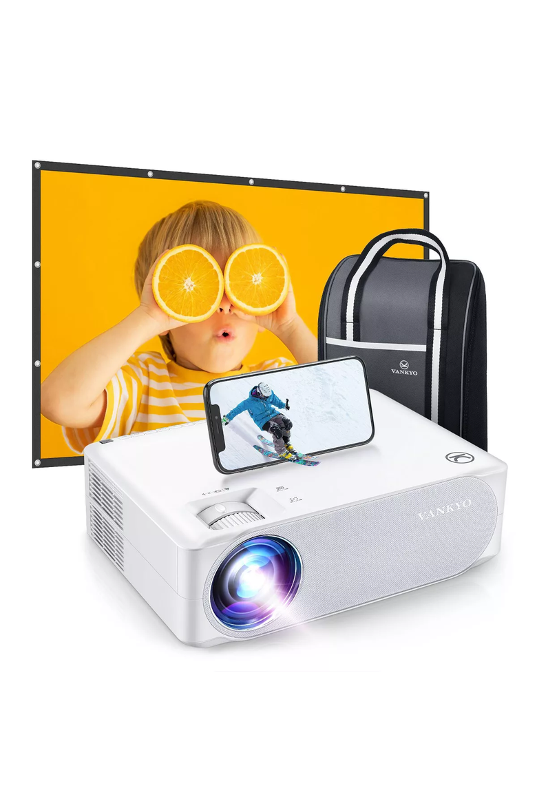 Native 1080p Projector with HDMI Connection, Main, color, White