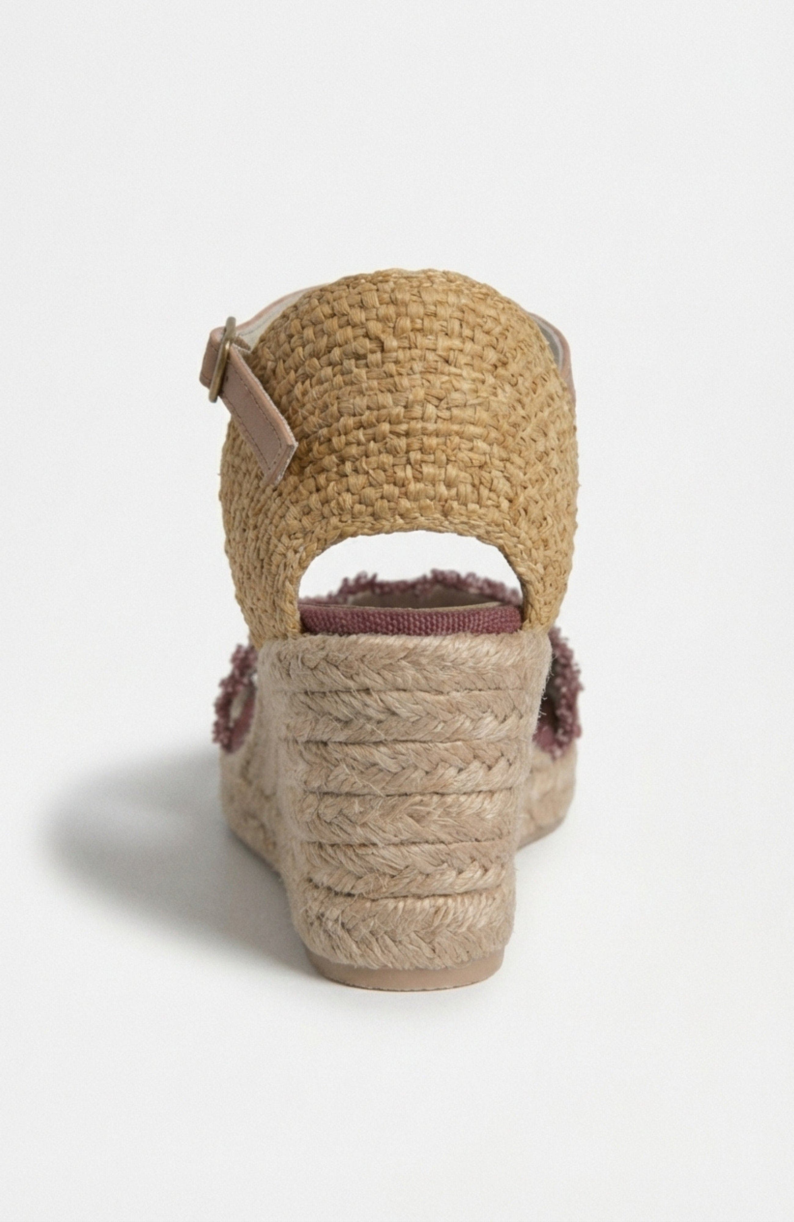 Inesa Single Fringed Band Espadrille, Alternate, color, terra cotta