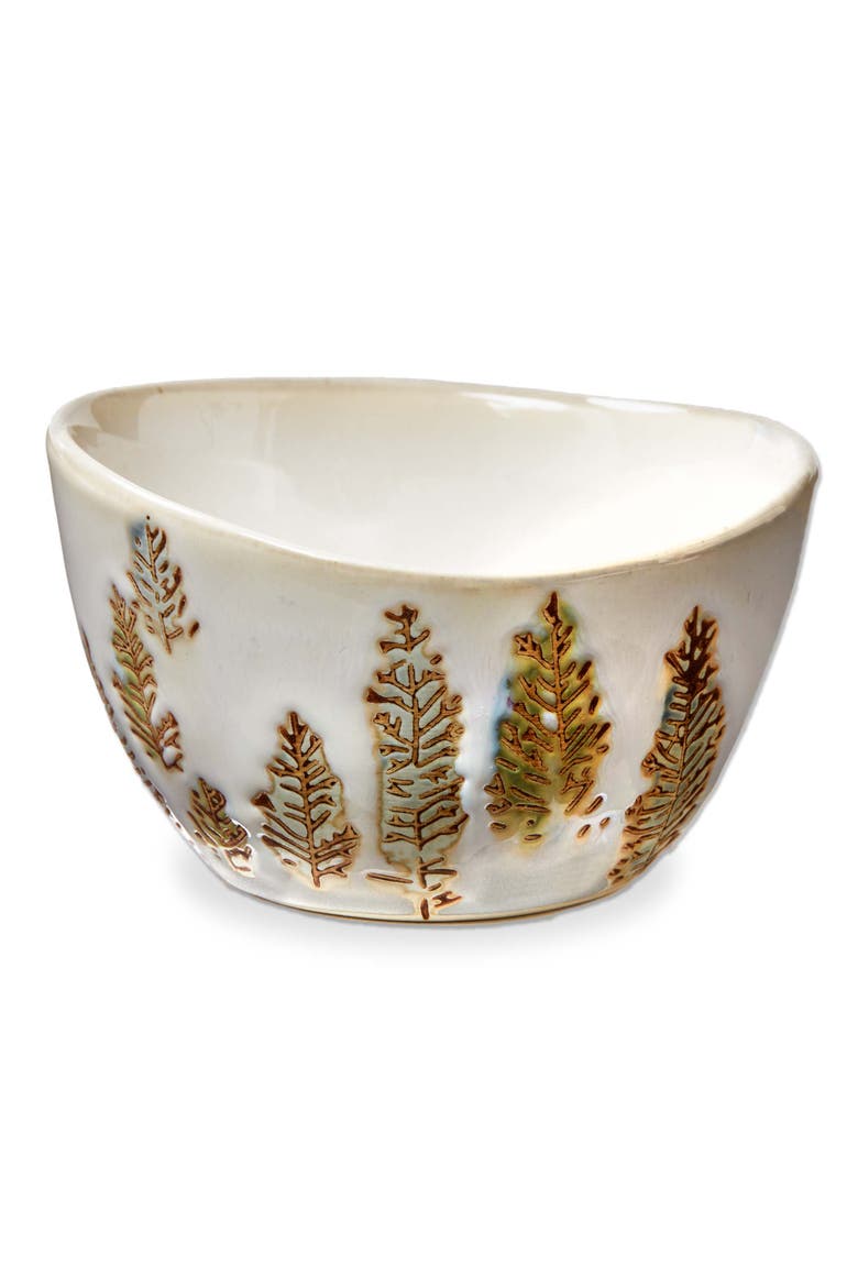 Aspen Multicolor Ceramic Dip Bowl Perfect for Serving Snacks, Main, color, White