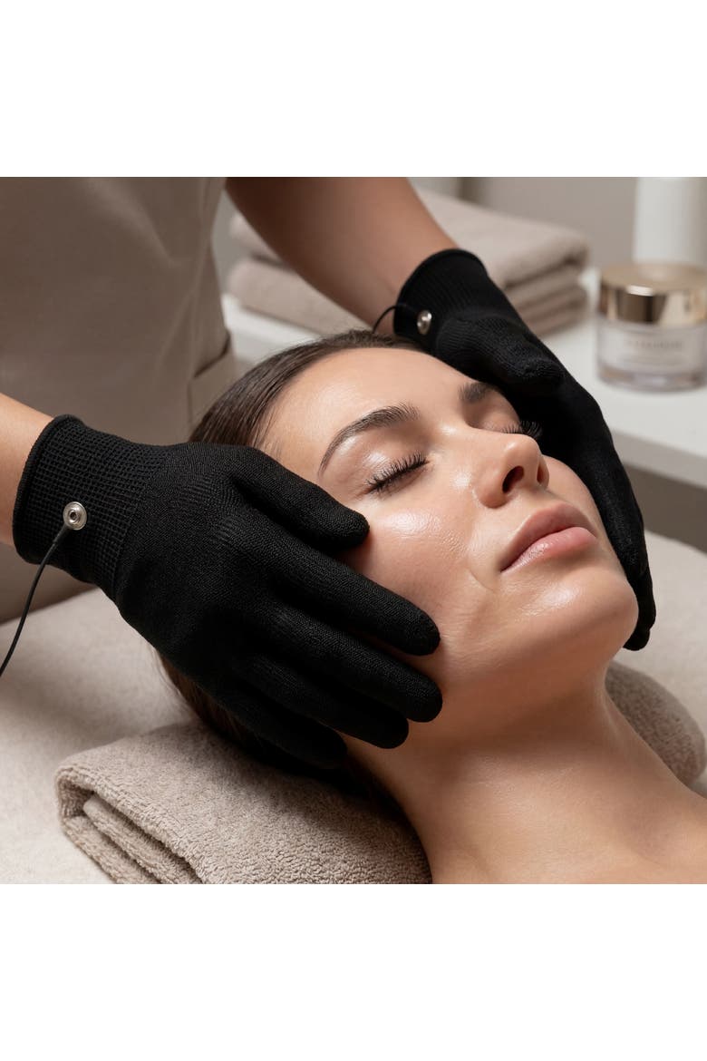 Myolift Microcurrent Facial Gloves, Alternate, color, Black