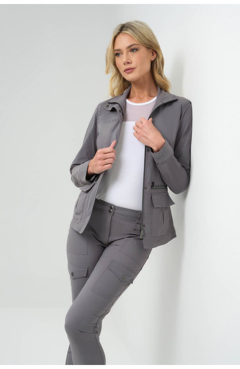 Anatomie Kenya Safari Jacket, Alternate, color, Grey