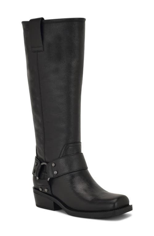 Nine West Women's Fawsta Tall Square Toe Boots In Black
