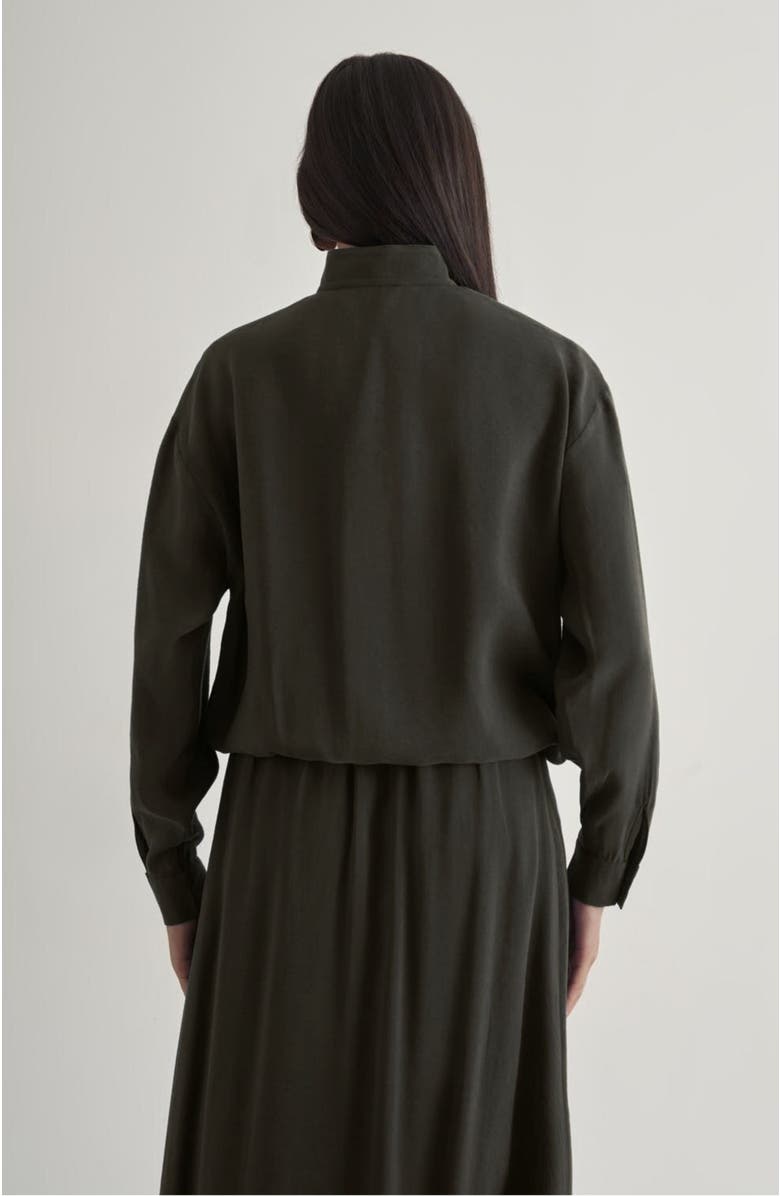 Mizalle Drawstring Jacket, Alternate, color, Anthracite