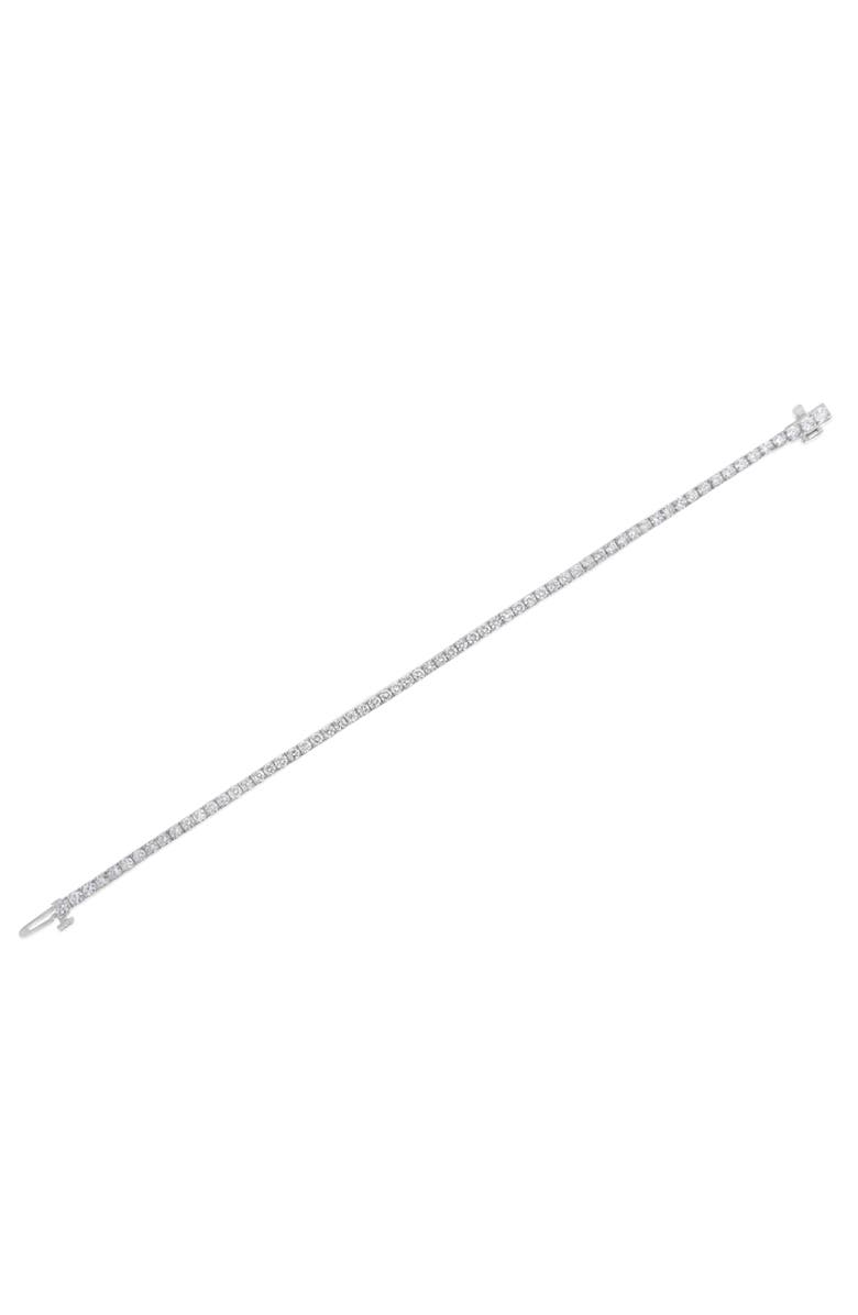 Haus of Brilliance IGI Certified 5.0 Cttw Diamond 14K White Gold Tennis Bracelet, Alternate, color, White