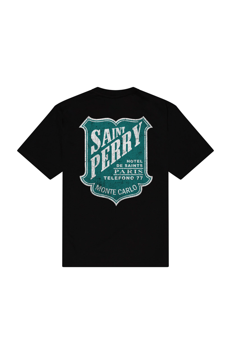 SAINT PERRY Hotel De Saints T-Shirt, Alternate, color, Black
