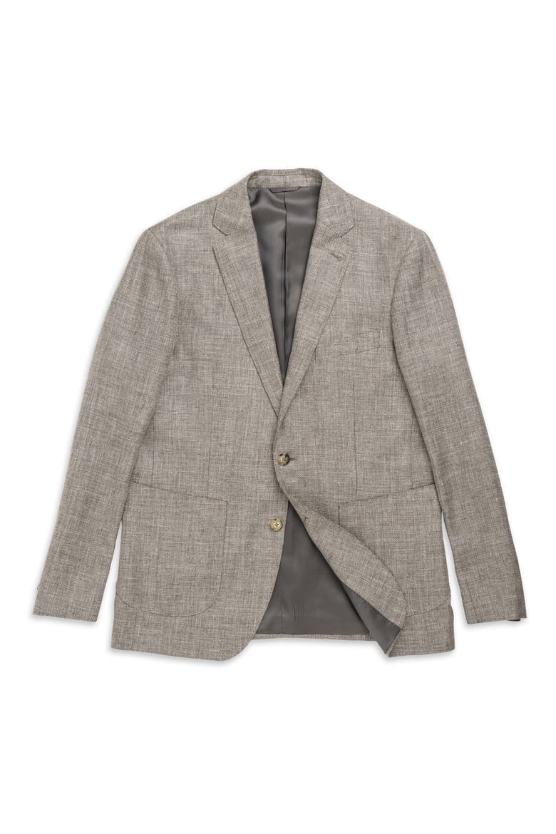 The Cascades Slub Linen & Wool Sport Coat, Alternate, color, MINK