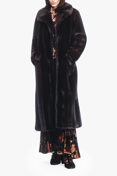 Mink Faux Fur Coat