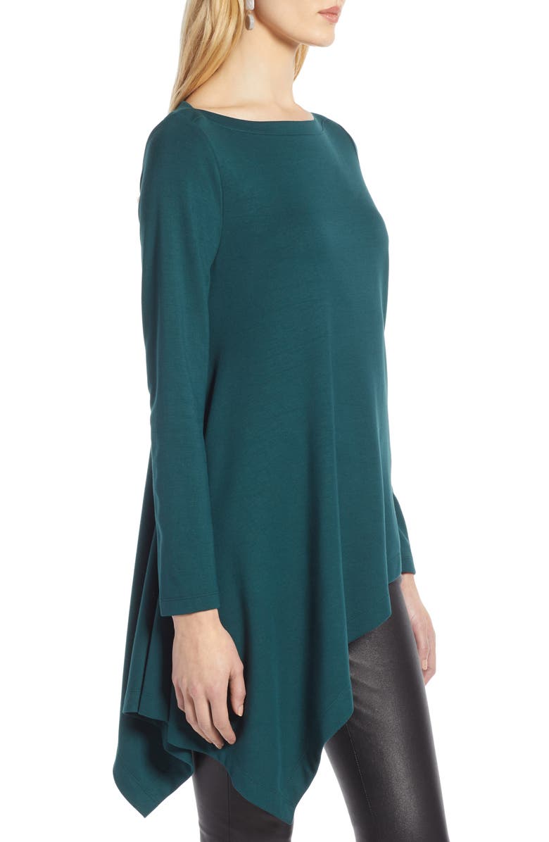 Halogen<sup>®</sup> Boatneck Asymmetrical Tunic, Alternate, color, 