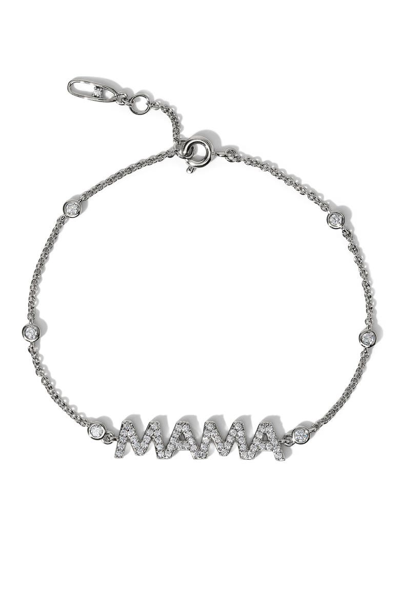 Marbella Mama Bracelet, Main, color, RHODIUM