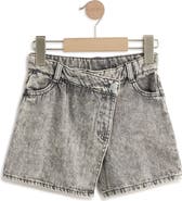 NEXT Kids' Acid Wash Denim Skort