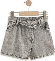 NEXT Kids' Acid Wash Denim Skort