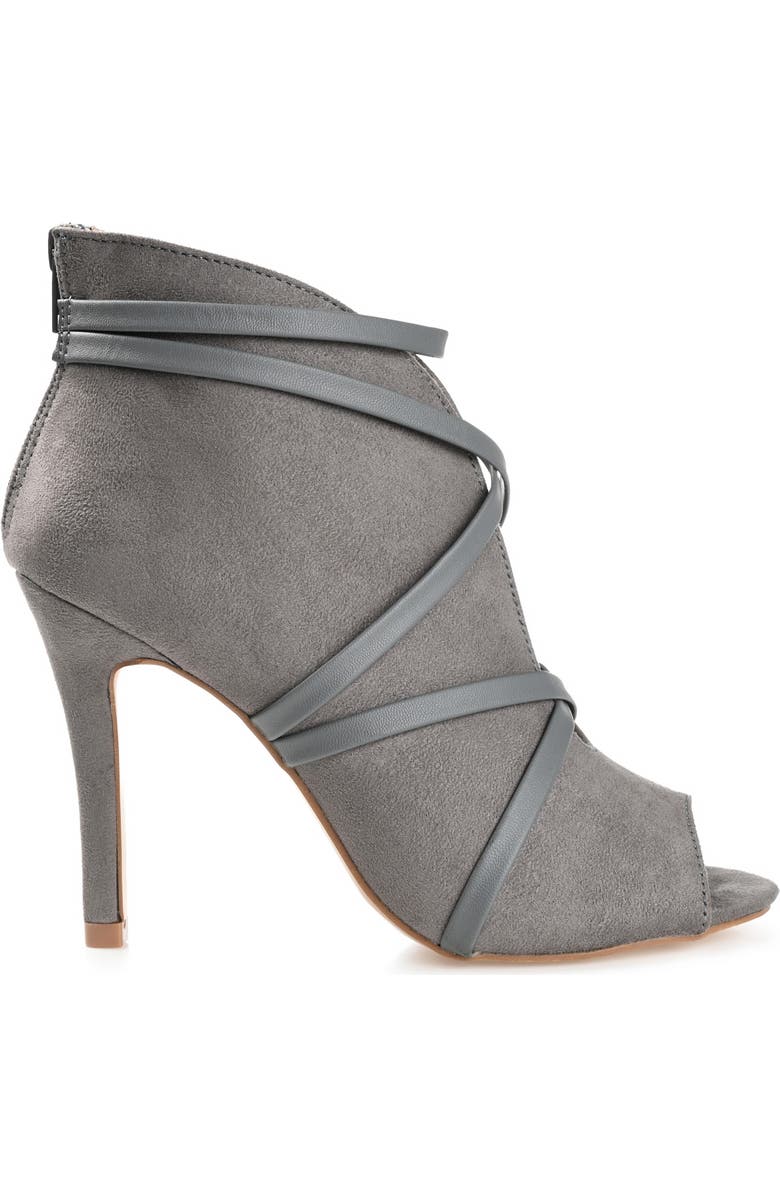 Journee Collection JOURNEE Samara Strappy Bootie, Alternate, color, Grey