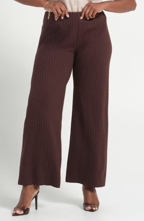 Marley Pinstripe Wide Leg Pants