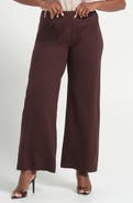 Estelle Marley Pinstripe Wide Leg Pants